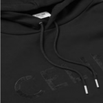 Celine Homme Logo-Print Cotton-Jersey Hoodie