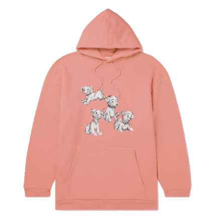 Celine Homme Pups Oversized Printed Cotton-Jersey Hoodie